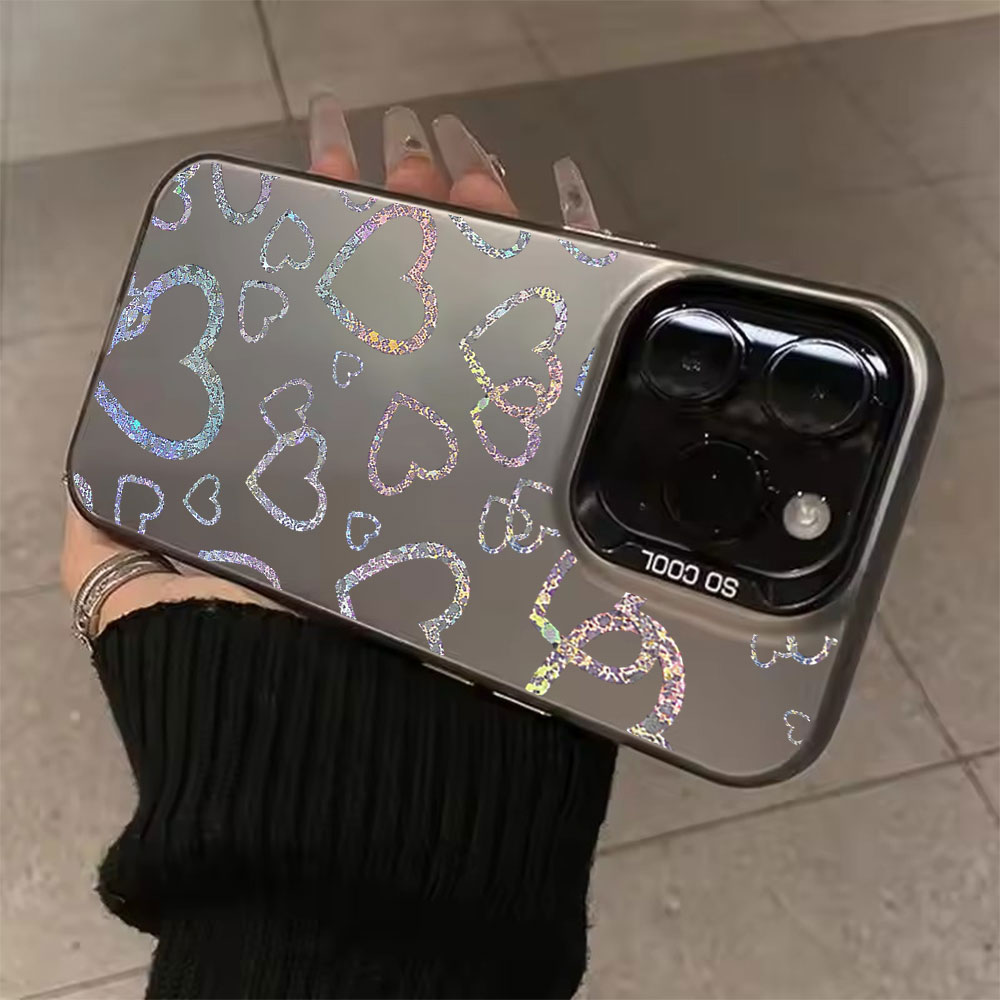 Colorful Heart Print Case For  - Apple Iphone 15 Pro Max 评论和价格