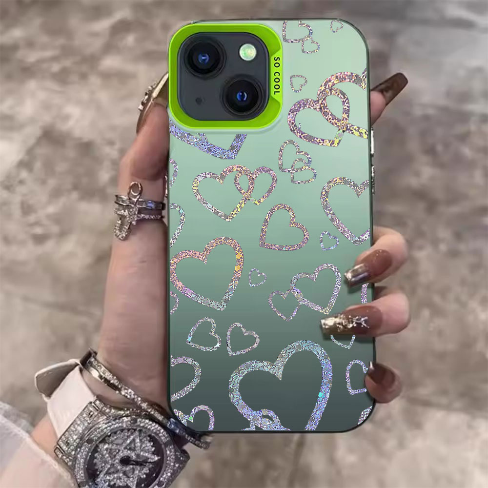 Colorful Heart Print Case For  - Apple Iphone 15 Pro Max 评论和价格