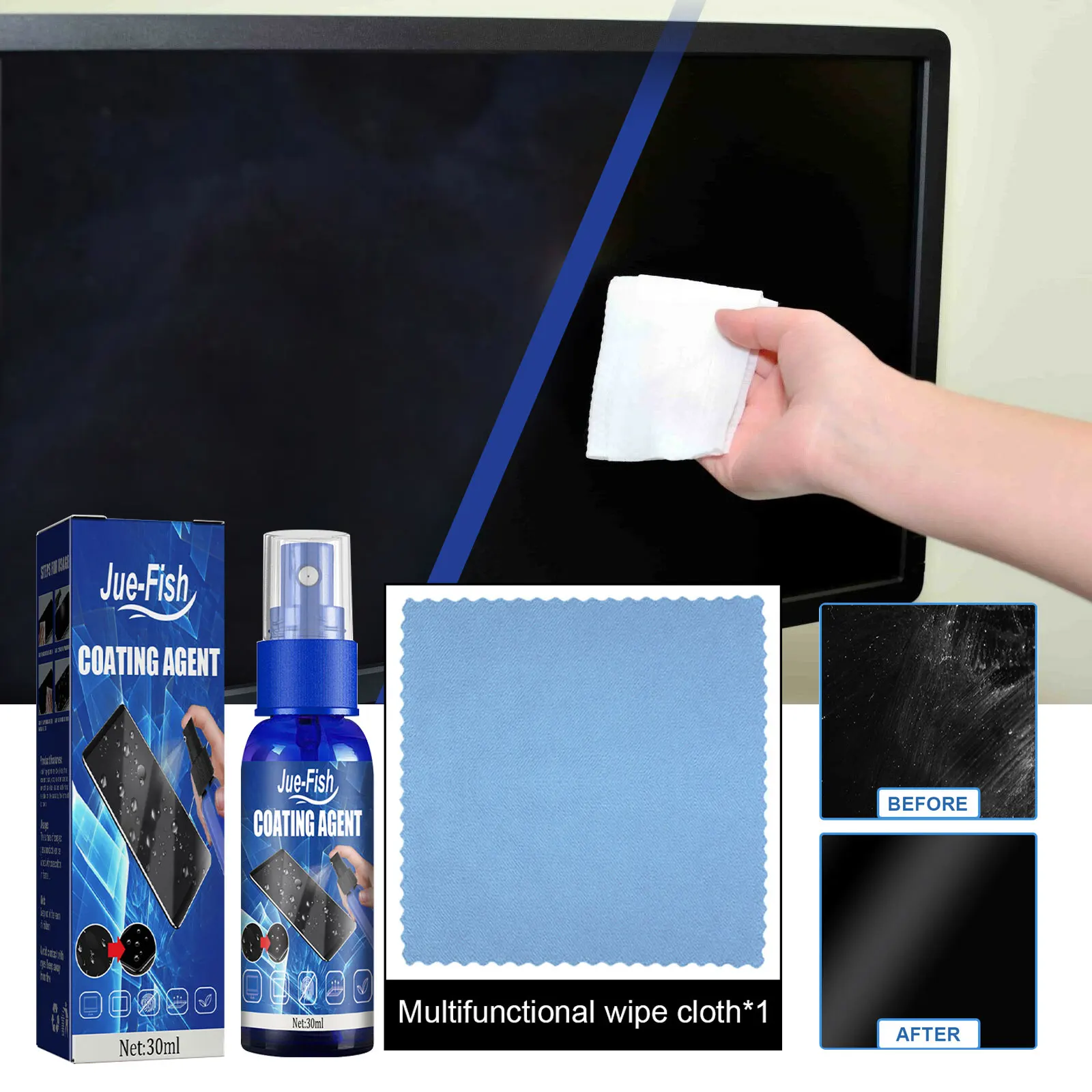 Screen Cleaning Agent Ipad Mon - Oleophobic Coating Spray 评论和价格