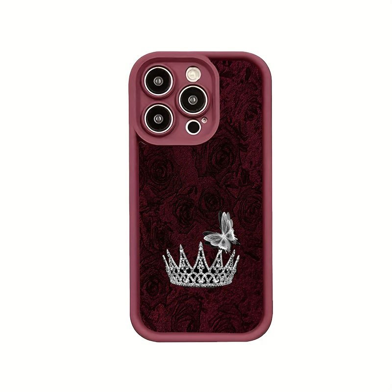 Phone Case Red Rose Silver Cro - Apple Iphone 15 Pro Max 评论和价格