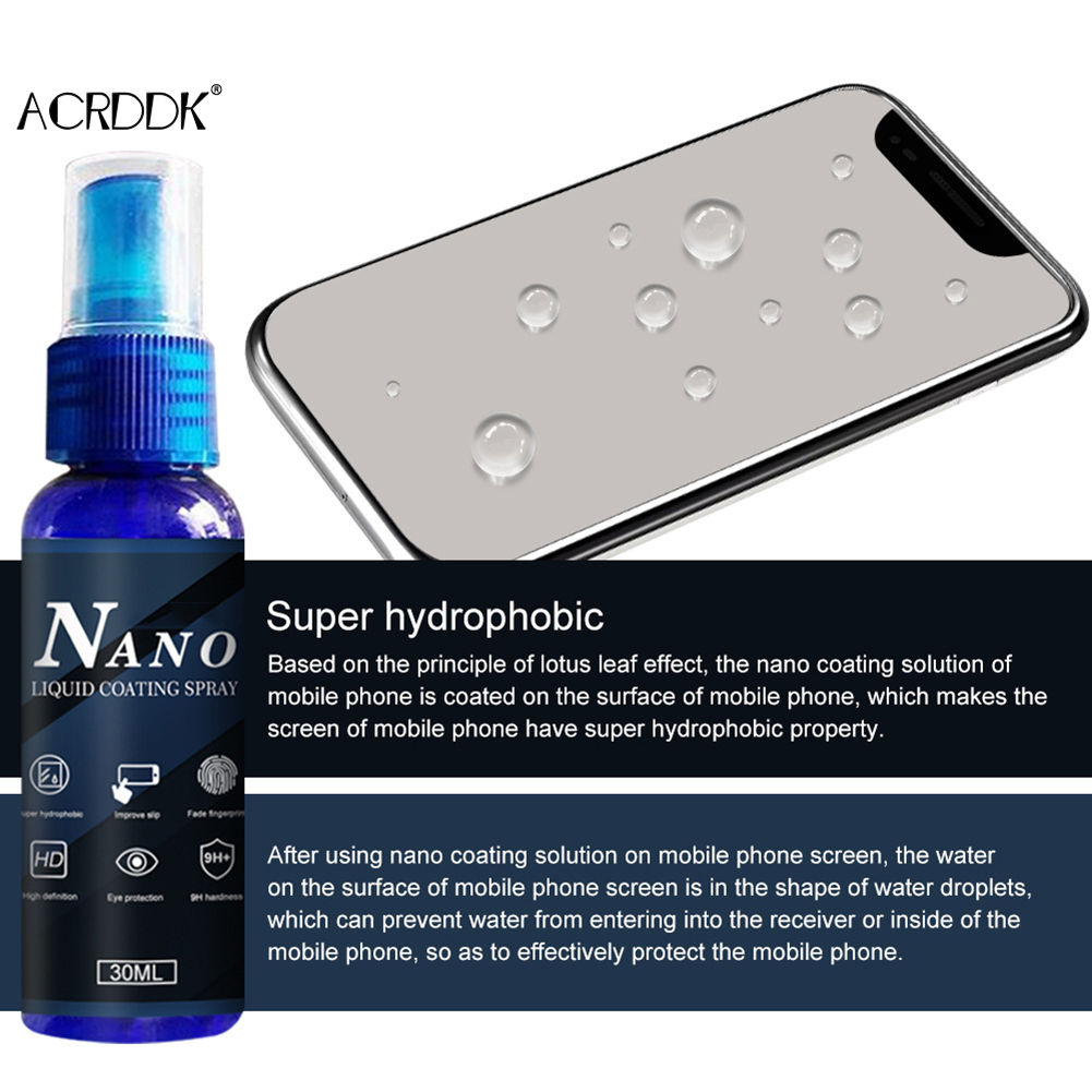 Nano Liquid Glass Screen Prote - Oleophobic Coating Spray 评论和价格